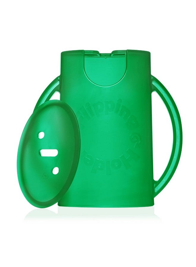 Flipping Holder Squeeze Proof Food Pouch Holder For Toddlers Babies Kids Mess Free No Squeeze Juice Box Drink And Applesauce Snack Holder With Easy Grip Handles And Lid  - Image 1