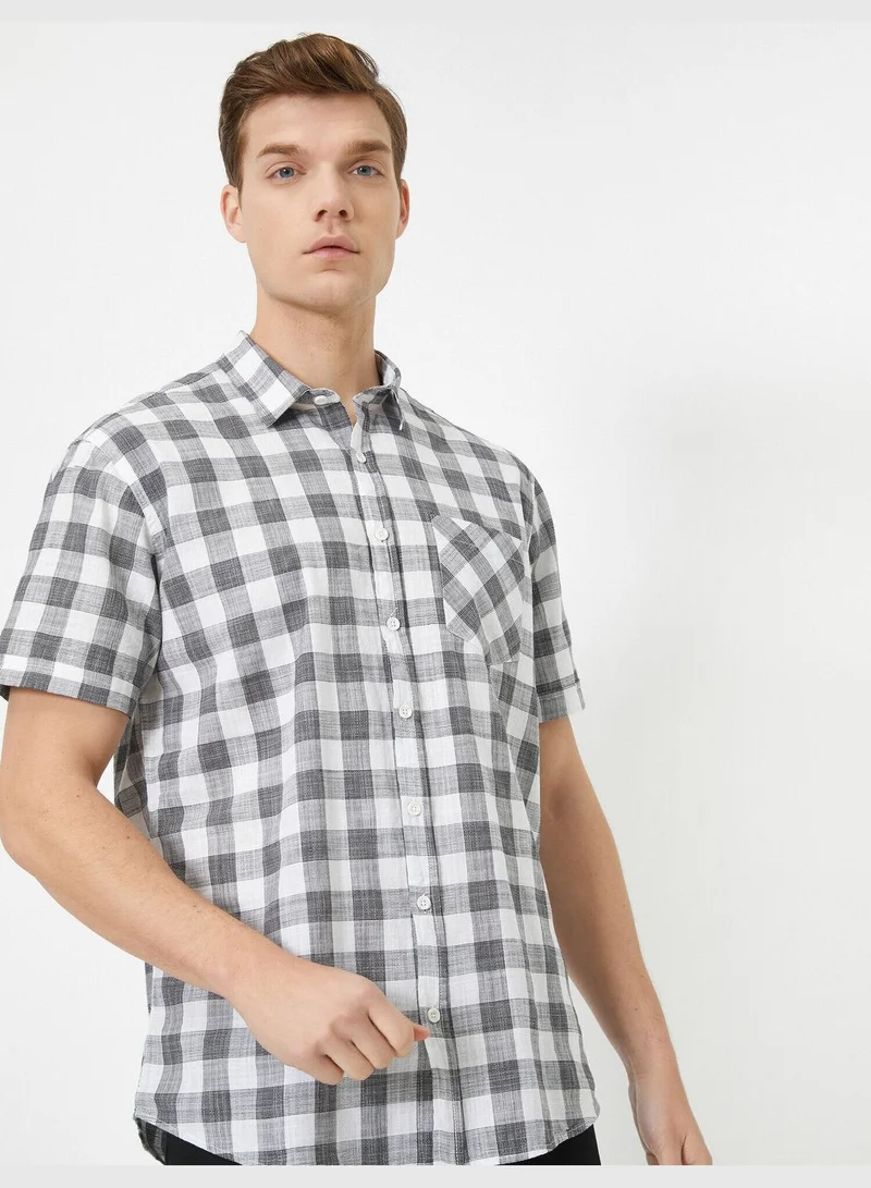 كوتون Check Shirt