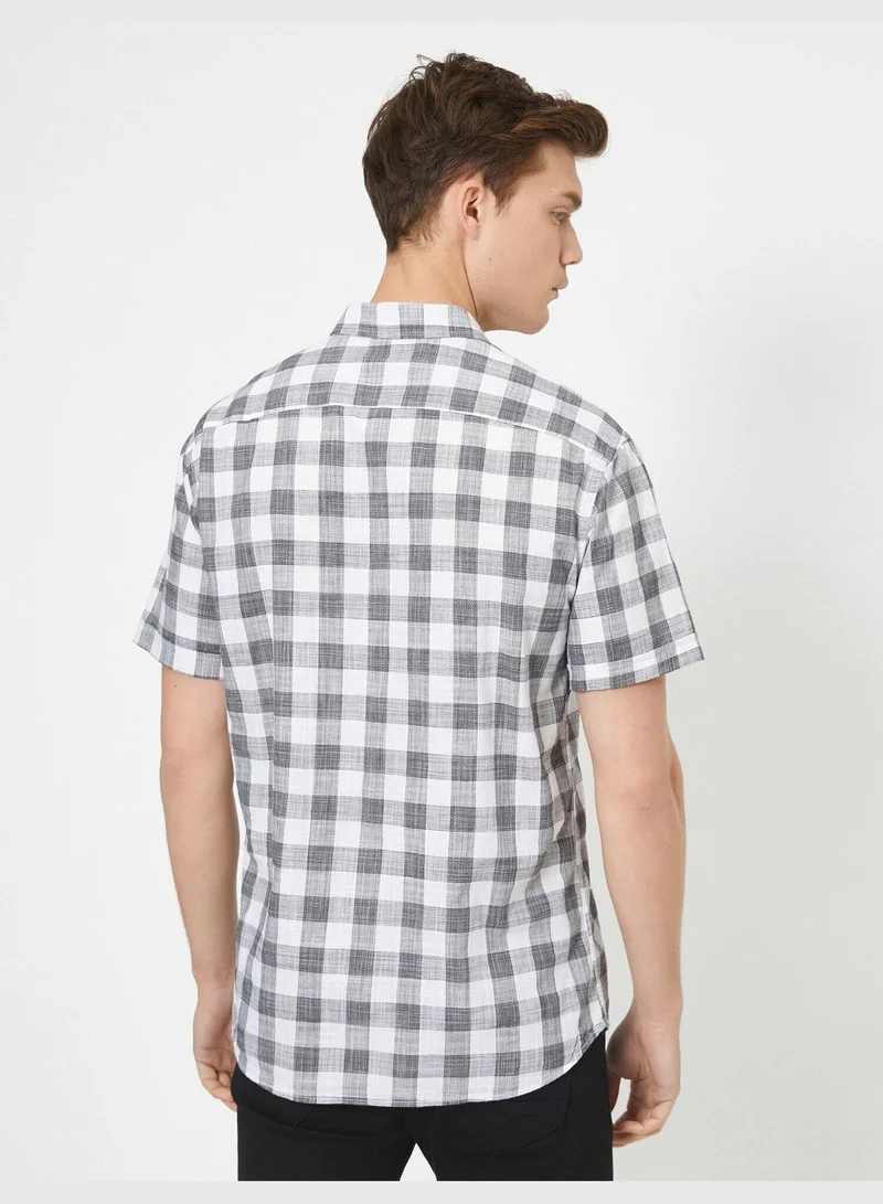 كوتون Check Shirt