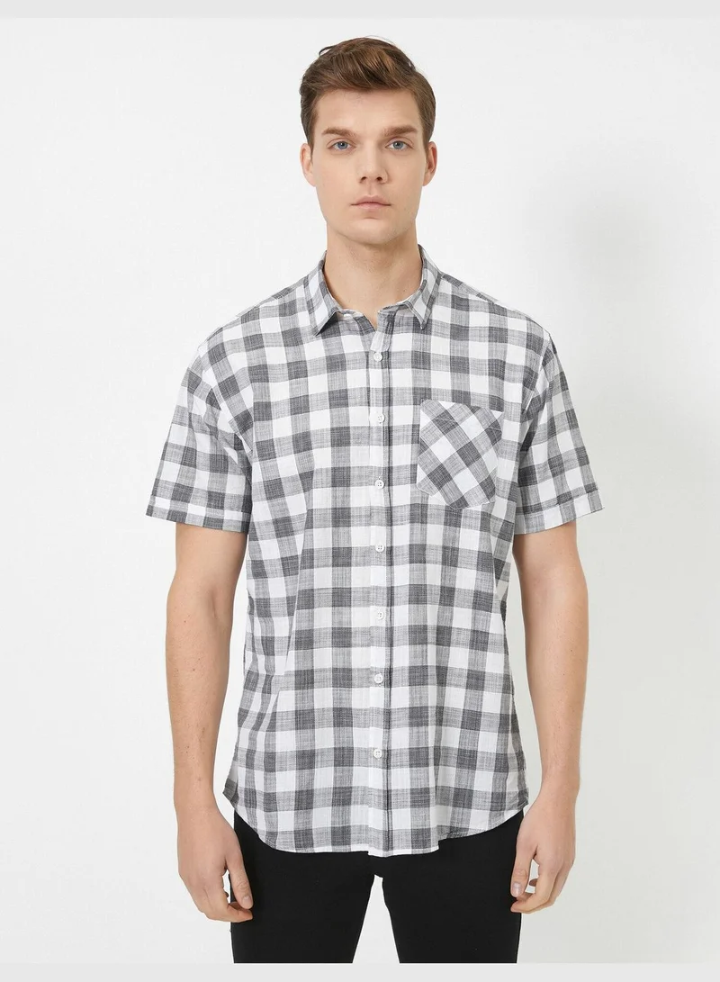 كوتون Check Shirt