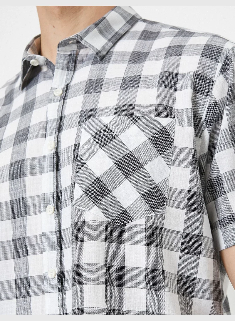 كوتون Check Shirt