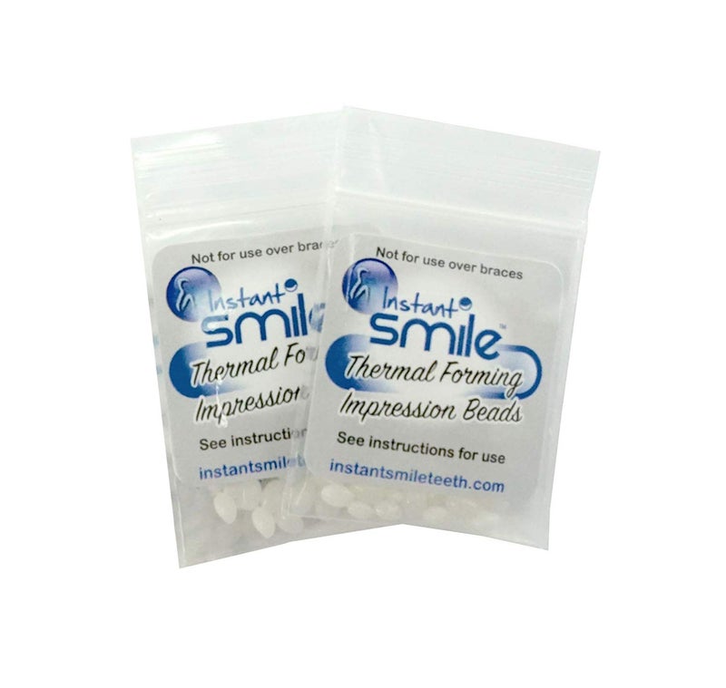 Instant Smile Billy Bob Replacement Thermal Adhesive Fitting Beads for Fake Teeth Package of 2 - Image 3