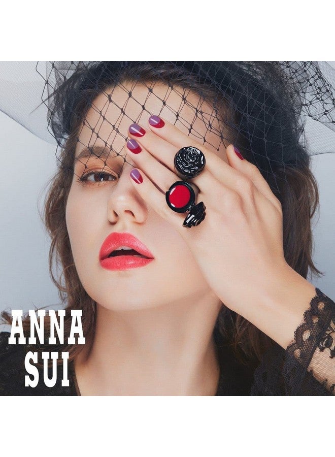 ANNA SUI روج أحمر بتصميم عتيق يشبه الإكسسوار، مُركب بزيوت عالية الانكسار واللزوجة 400 أحمر حقيقي 0.80 أونصة - Image 5