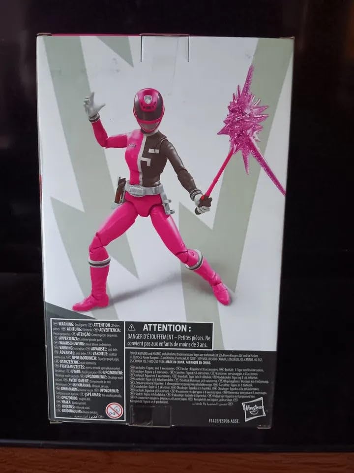 Power Rangers Lightning Collection S.P.D. Pink Ranger 6-Inch Premium Collectible Action Figure Toy with Accessories - Image 4