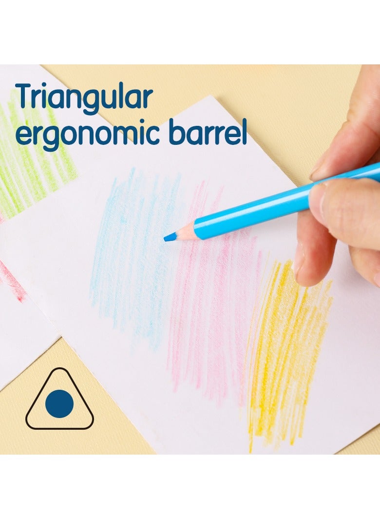 Deli EC00120 Colored Pencils 24 Colors – ideal for coloring and drawing fun - Image 2