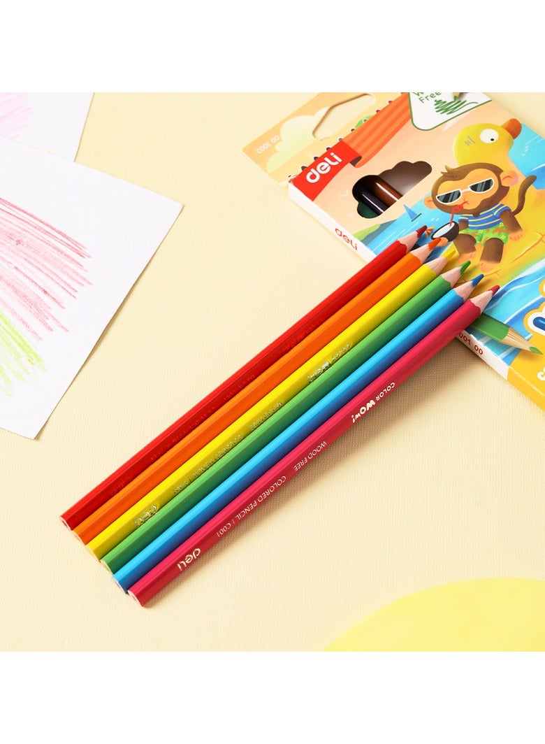 Deli EC00120 Colored Pencils 24 Colors – ideal for coloring and drawing fun - Image 5