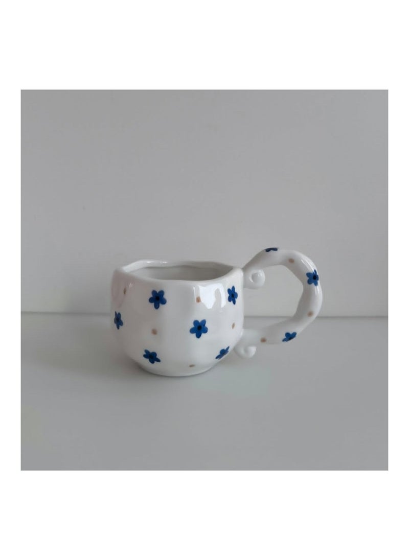 Qahwa Elegant coffee cup with saucer made of ceramic  - Image 2