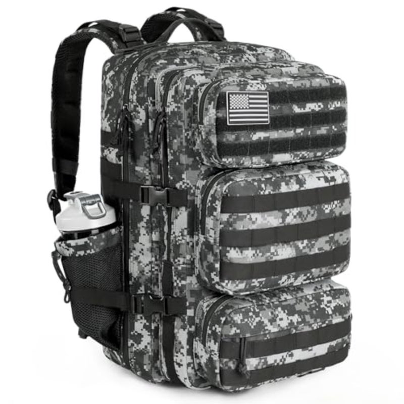 Military Tactical Backpack Large Day Backpack for Men Molle Army 3 Days Assault Pack Bug Out Bag Water Resistant and Heavy Duty Hiking Treeking Rucksack - Image 1