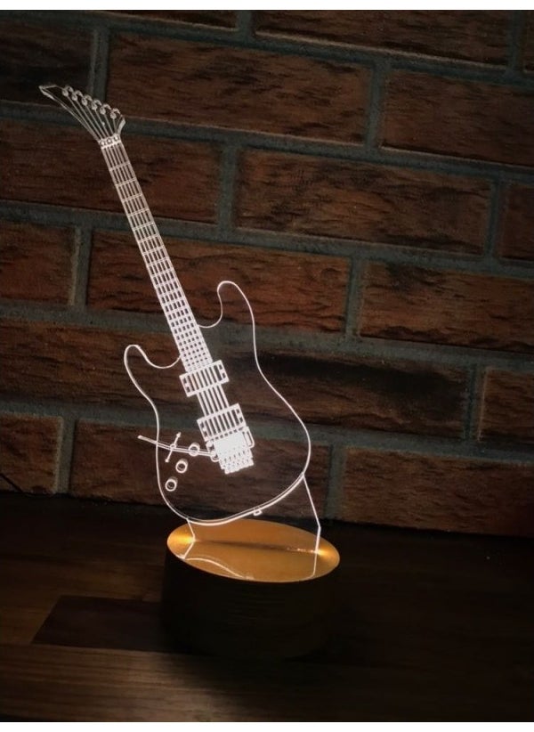 By-Lamp 3D Guitar Lamp 