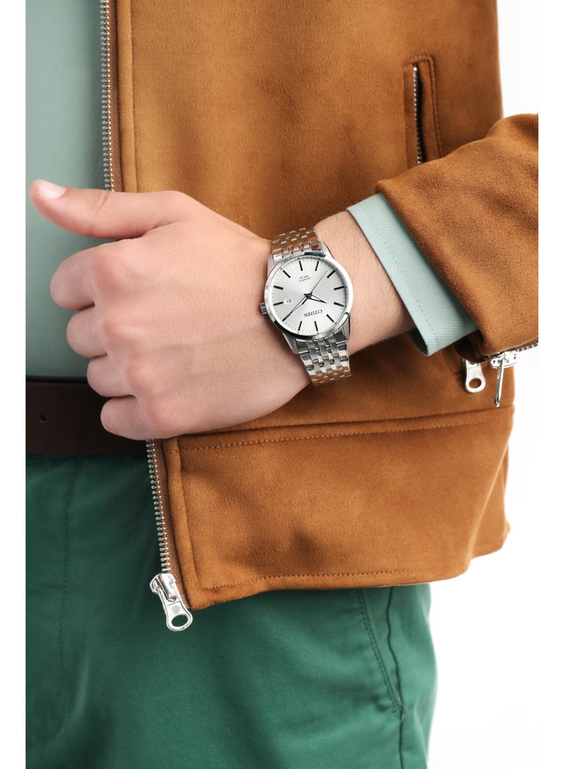 سيتيزن ساعة سيتيزن رسمية للرجال، تناظرية، مصنوعة من الفولاذ المقاوم للصدأ - BI5000-87A - Image 3