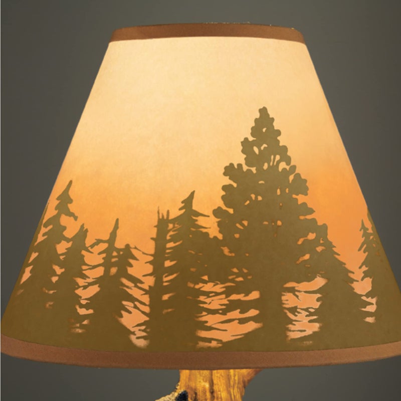 Collections Etc Rustic Climbing Bear Family Northwoods Lamp,14 3/4" H - Image 4