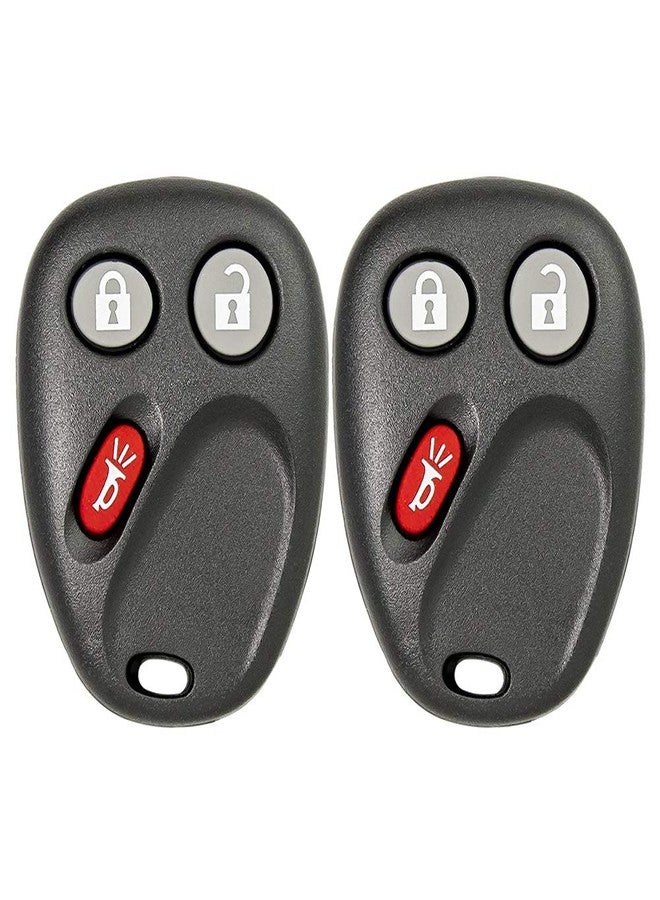 Keyless2Go Replacement for Keyless Entry Car Key Vehicles That Use 3 Button LHJ011-2 Pack - Image 1