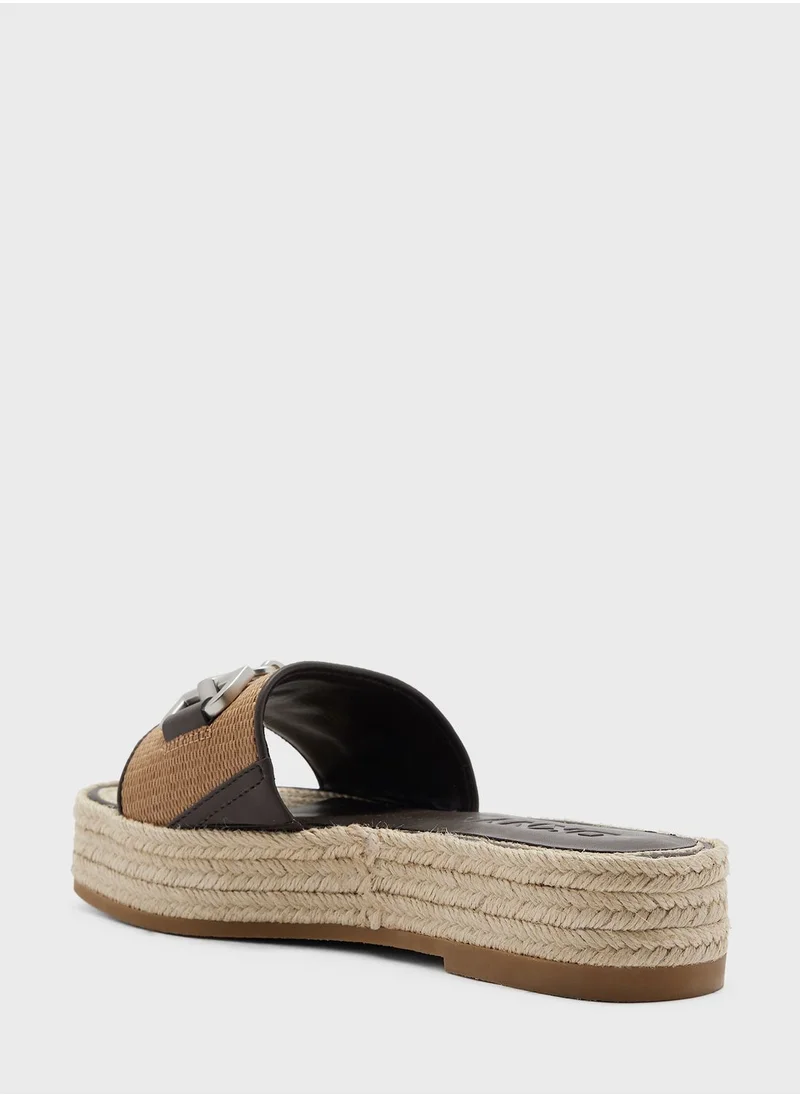 DKNY Fiona Platform Slide Sandals