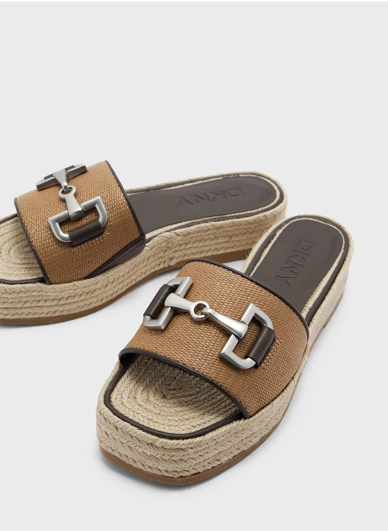 DKNY Fiona Platform Slide Sandals
