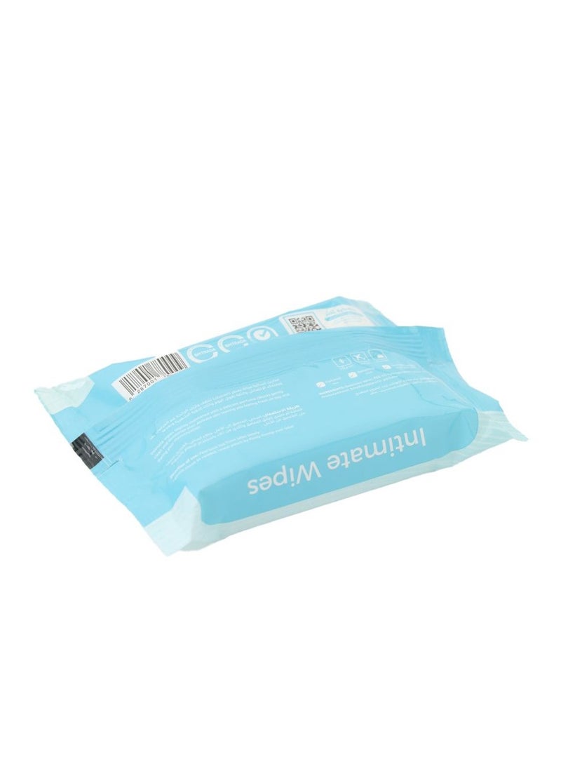 TAHARA Intimate Musk wipes pack contains 20 Pieces wet scented Feminine Wipes 4g  - Image 2