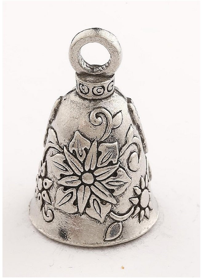 Guardian Bell - Butterfly Good Luck Bell W/Keyring & Black Velvet Gift Bag Motorcycle Bell Lead Free Pewter Good Luck Gift To Friends & Family Bike Bell Made In Usa - Image 1
