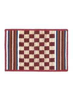 Status Contract Anti Slip Front Monsoon Doormat| Living Room Rug |Polypropylene Floor Mat for Home|Essential Small Rug for Office, Bedroom & Kitchen|-Pack of 2, (Maroon), 38 X 58 Cm  - Image 4
