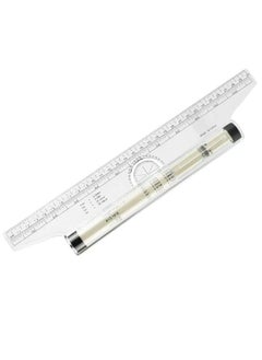 Thoraya Rolling Parallel Ruler 30cm Professional Parallel Roller Ruler Multipurpose Scale Drawing Ruler  - Image 1