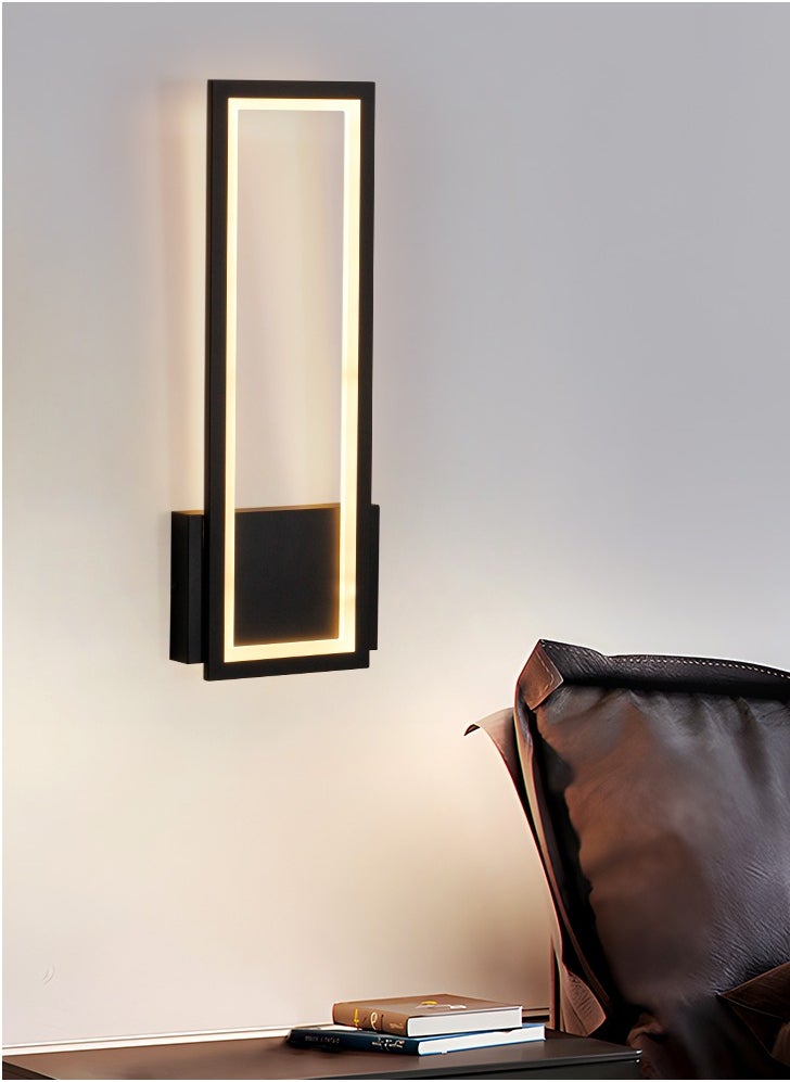 YATAI LIGHTING - LED Wall Sconces - Modern Wall Lights for Living Room, Bedroom - 3-Color Dimming & 15W Brightness - Easy Install Wall Light Fixtures - Elegant Rectangular Design - Image 1