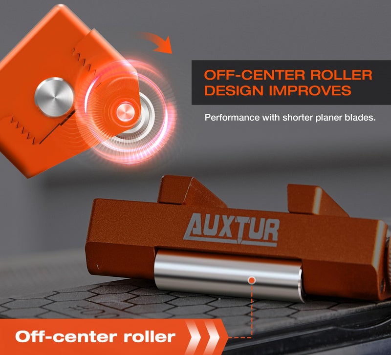 AUXTUR AUXTUR Sharpening Stone with Honing Guide Tool,chisel set for Woodworking,Flattening Stone,Complete Sharpening System Tools for Chisel Sharpening and Plane Restoration (guide+stone+chisel)  - Image 4