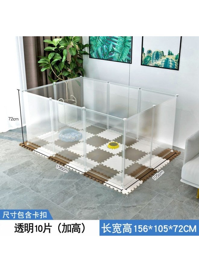 Dog Fence Pet Indoor With Toilet Dog And Cat Cage Isolation Door Fence Free Combination Small And Medium Dog Fence