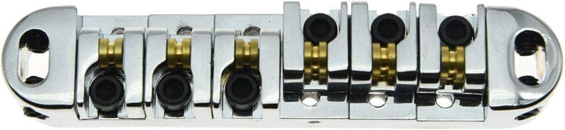 KAISH Chrome LP Electric Guitar Tune-o-matic Roller Saddle Bridge for Les Paul SG - Image 3