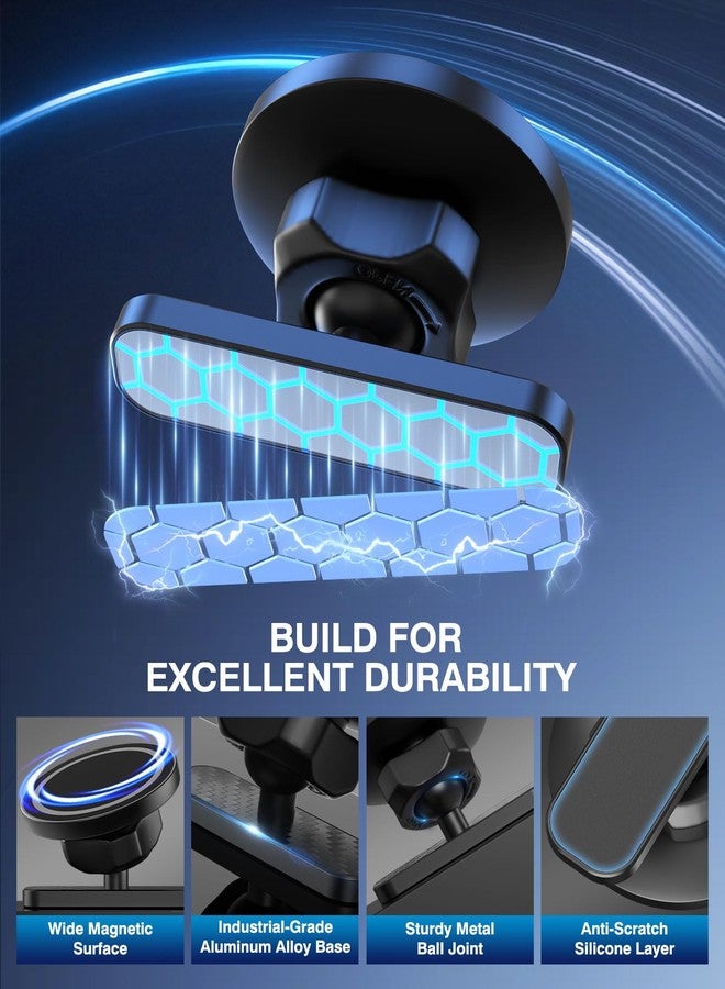 MoKo Dual Magnetic Phone Holder for Gym, 360°Adjustable Gym Phone Holder Magnet Compatible with MagSafe & iPhone 12-17 Series, Portable Phone Mount for Gym/Golf Cart/Car, Gym Accessories for Men Women - Image 4