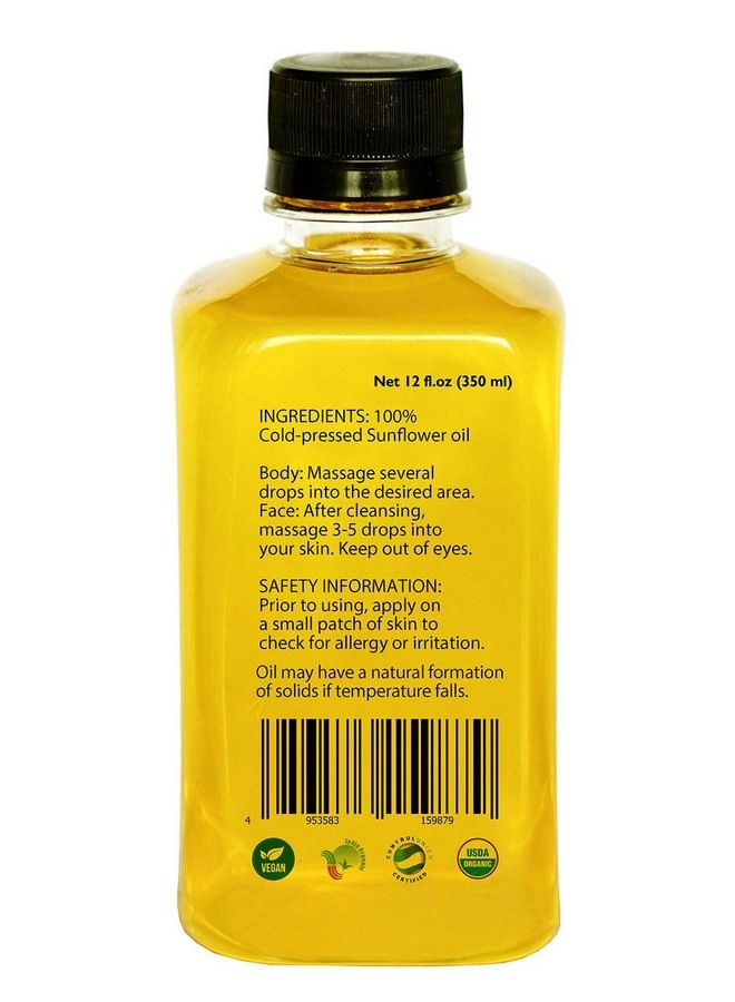 Daana زيت عباد الشمس العضوي للبشرة: زيت بكر ممتاز معصور على البارد (12 أونصة سائلة) - Image 5