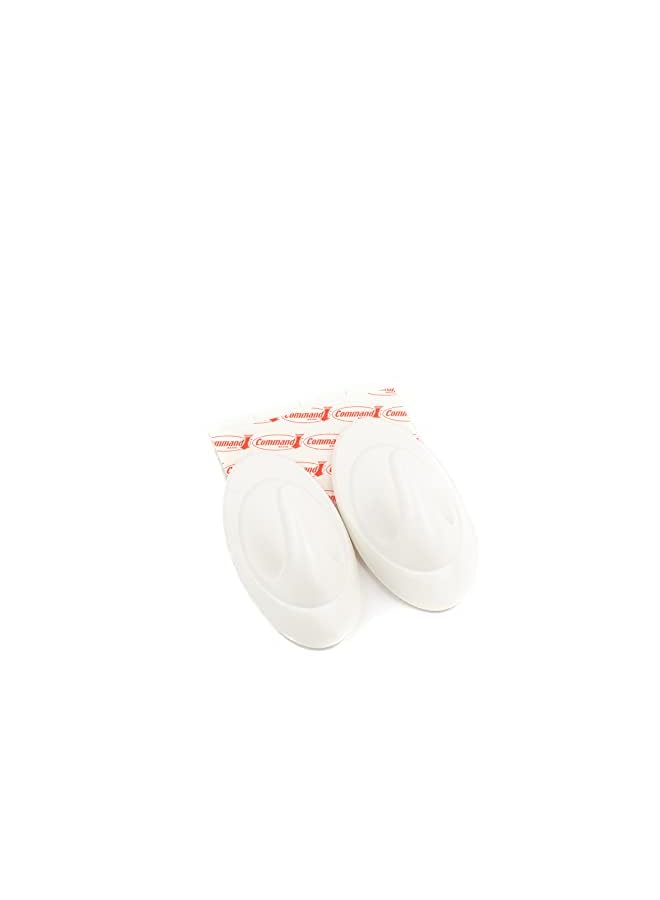 Command 17086Qes Quartz Race Hook Holds 1.3 Kg. Each Hook White Color. 2 Hooks And 4 Strips/Pack Decorate Damage Free - Image 3