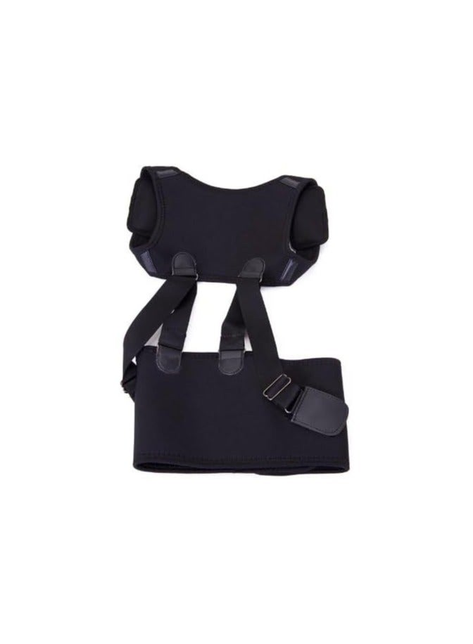 جوريكس حزام مشد الظهر والاكتاف من جوريكس je091 blk، أسود - Image 3