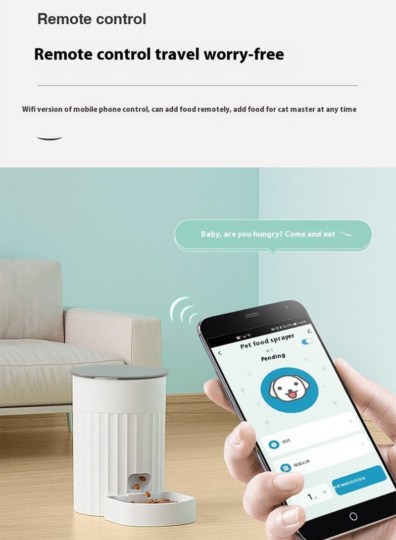 كيدل التلقائي بالكامل القط الغذاء المغذية الحيوانات الأليفة توقيت ذكي الغذاء موزع القط الغذاء الكلب الغذاء المغذية - Image 2