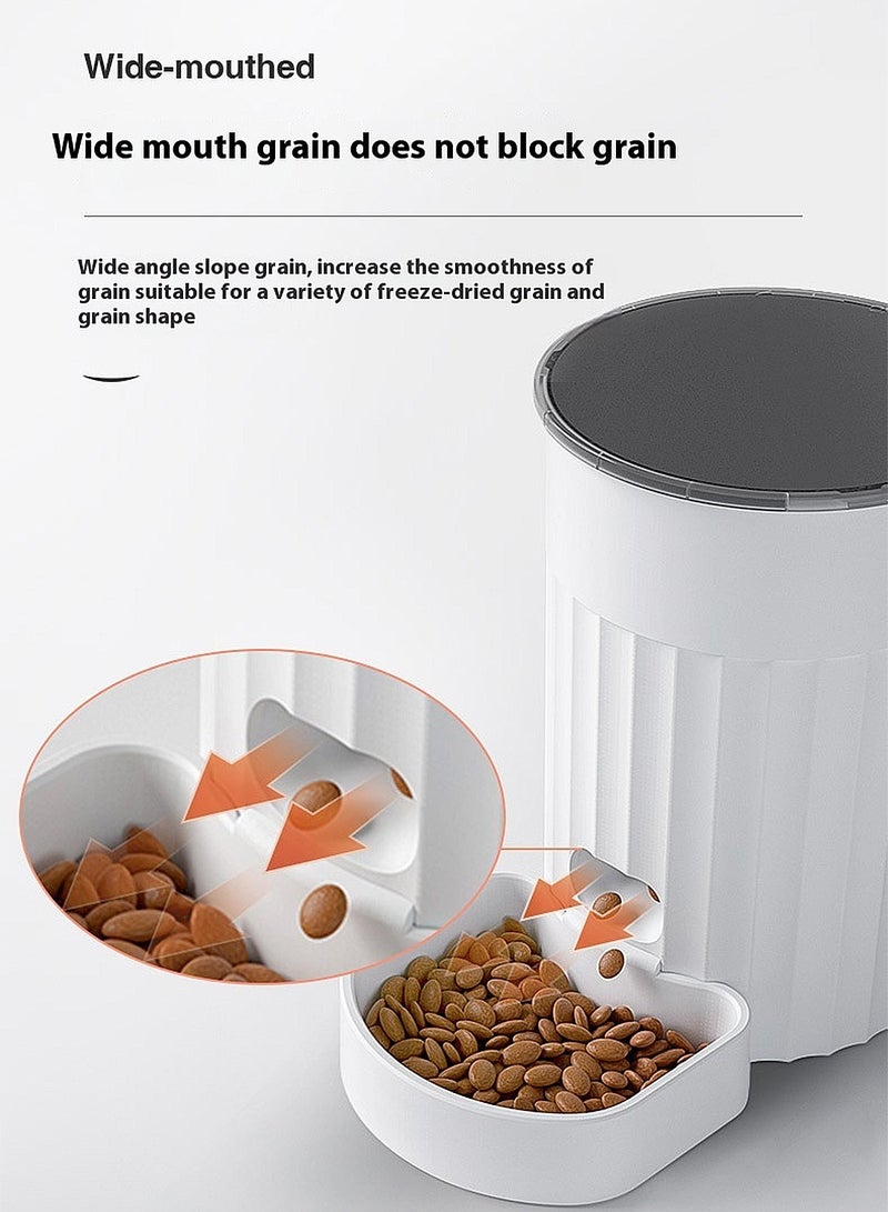 كيدل التلقائي بالكامل القط الغذاء المغذية الحيوانات الأليفة توقيت ذكي الغذاء موزع القط الغذاء الكلب الغذاء المغذية - Image 4