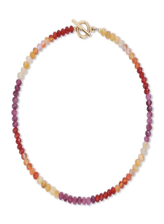 GAVU Women's Beach Necklace, Crystal Beaded Summer Necklace for Women - Image 1