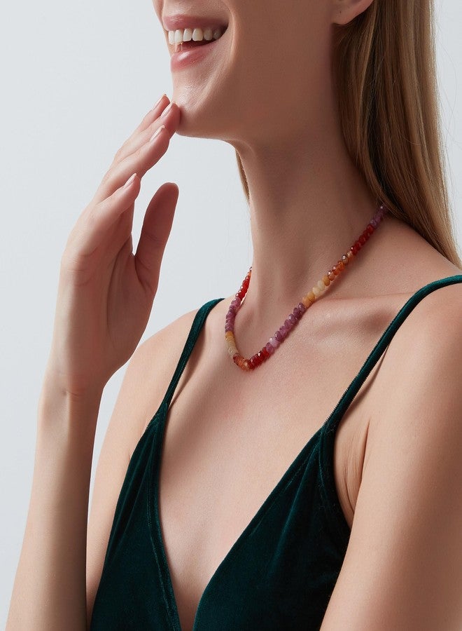 GAVU Women's Beach Necklace, Crystal Beaded Summer Necklace for Women - Image 2