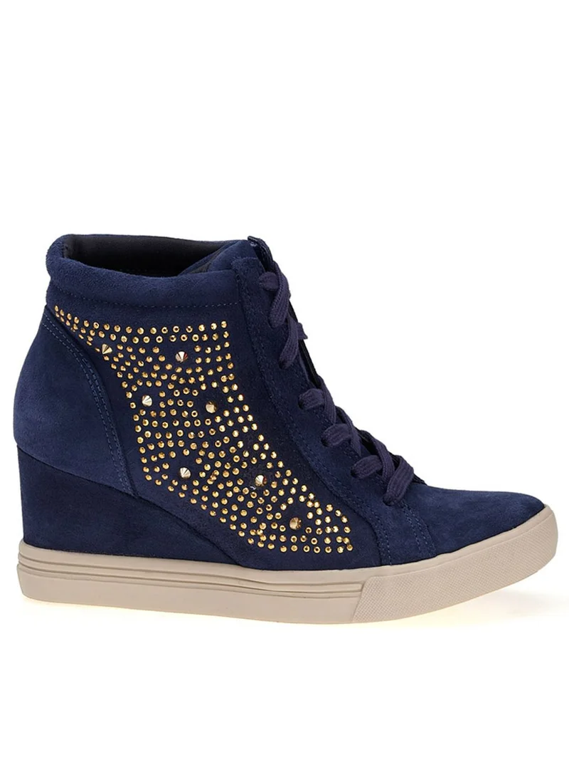 Via Marte Studded Wedge Sneaker