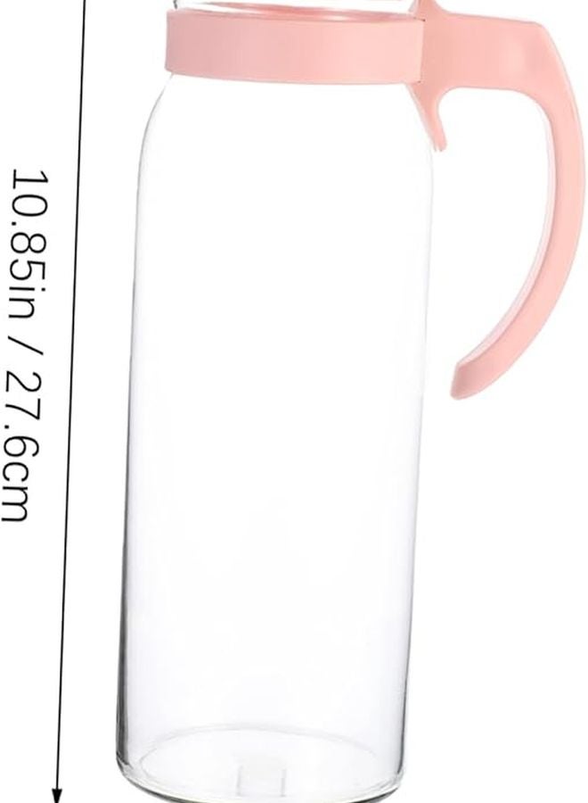 Large Heat Resistant Portable Leakproof Water Bottle Tea Jug Pink - Image 3