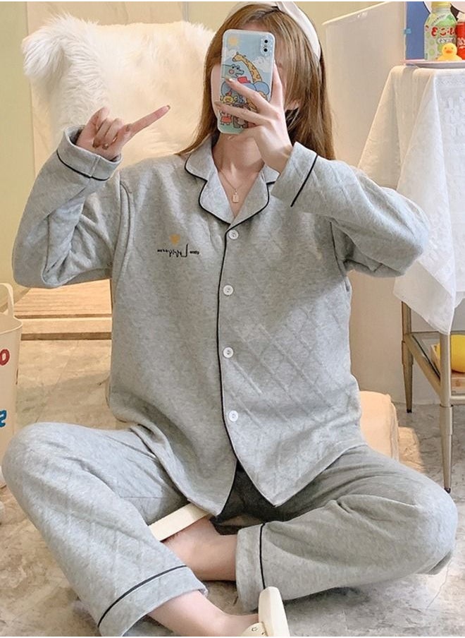 NIBEMINENT - Maternity clothes, women's postpartum home  nursing clothing, pajamas - Image 1