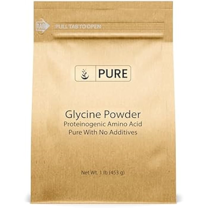 PURE ORIGINAL INGREDIENTS Glycine Power, 1 lb, Non-GMO, Non-Essential Amino Acid - Image 1