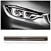 wedfish 12 X 48inch Car Light Tint Film CuttableStretchability Car Headlight Taillight Fog Light Vivid Vinyl Wrap ProtectorNonMarking SelfAdhesive Decals Car Decor Light Black - Image 2