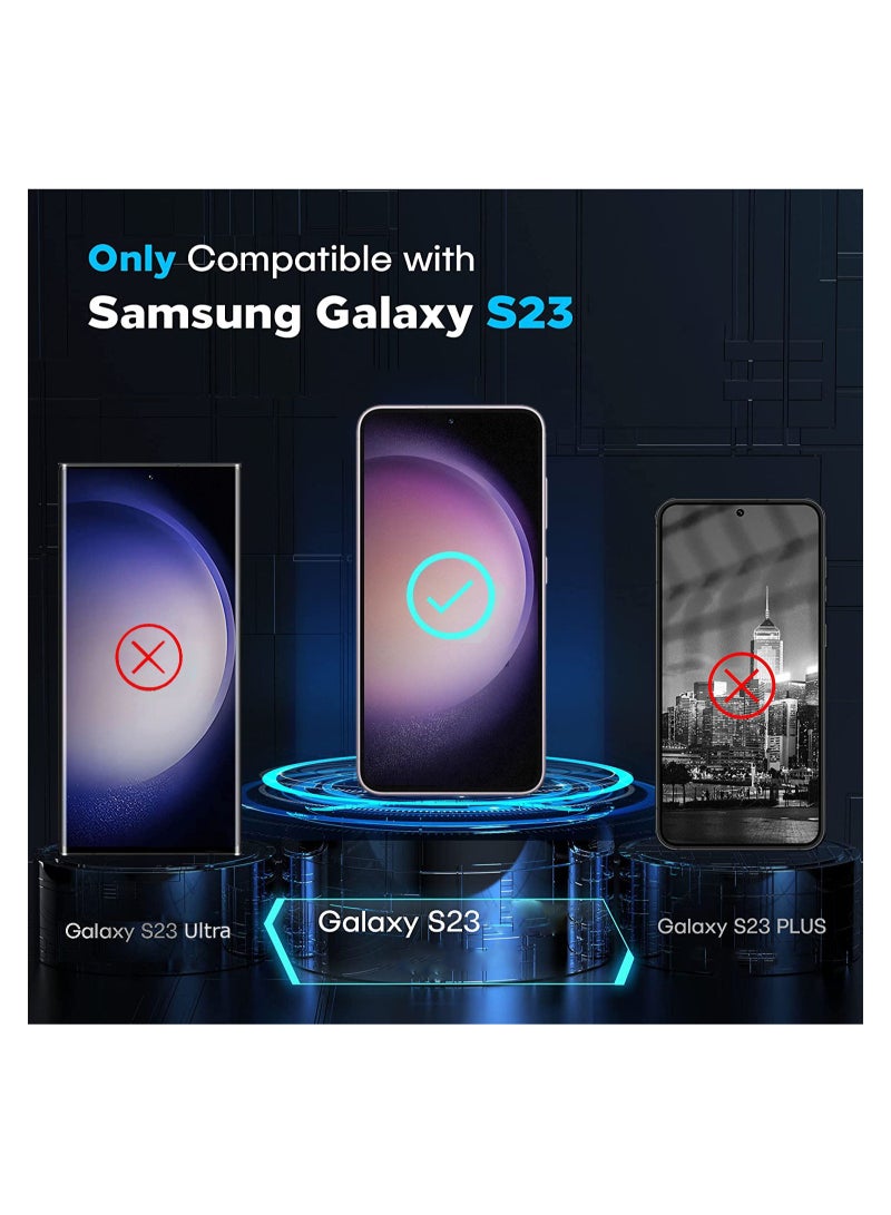 Wtech Tempered Glass Full Glue Curved Screen Protector For Samsung Galaxy S23 5G Clear - Image 4