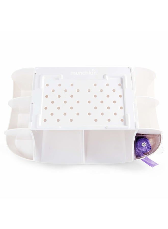Munchkin ® Diaper Change Organizer, Green/white - Image 5