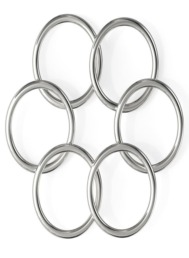 BEYOURD 2 inch Metal O Rings, Heavy-Duty Stainless Steel Round Loop - Solid Welded for Dog Collars, Backpacks, Webbing Straps - Image 1