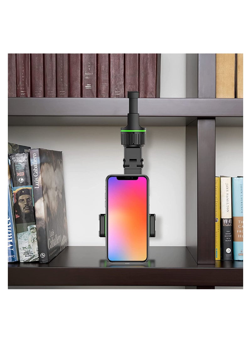 Universal 360° Rotation Flexible Car Rearview Mirror, Travel Essential Phone Mount for Cars, Mobile Holder Bracket for Traveling, Back Seat Smart Phone Cradle - Image 4