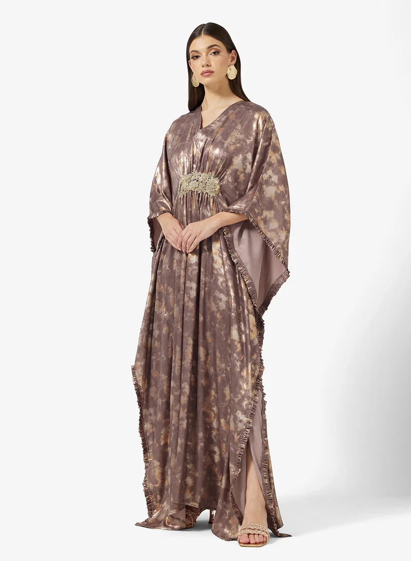 سنوار FRONT LACE KAFTAN