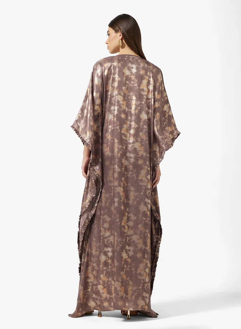سنوار FRONT LACE KAFTAN