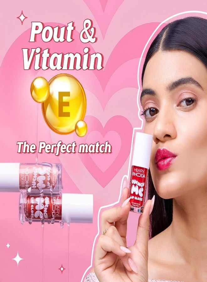 Hilary Rhoda Quench Me Lip Gloss | Clear & tinted lip gloss | Nourishing & Hydrating | Sheer Coverage | Lip Gloss for Women | Hydrating & High Shine | Lightweight & Non-Sticky - 4ml (Pink Fairy - Shade 03) - Image 4