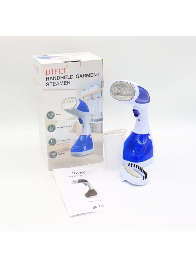 DIFEI Handheld Garment Steamer 1100W, Portable Clothes Steamer with 200ml Water Tank, 25-Second Fast Heat-Up & 12-Minute Continuous Steam - Image 2