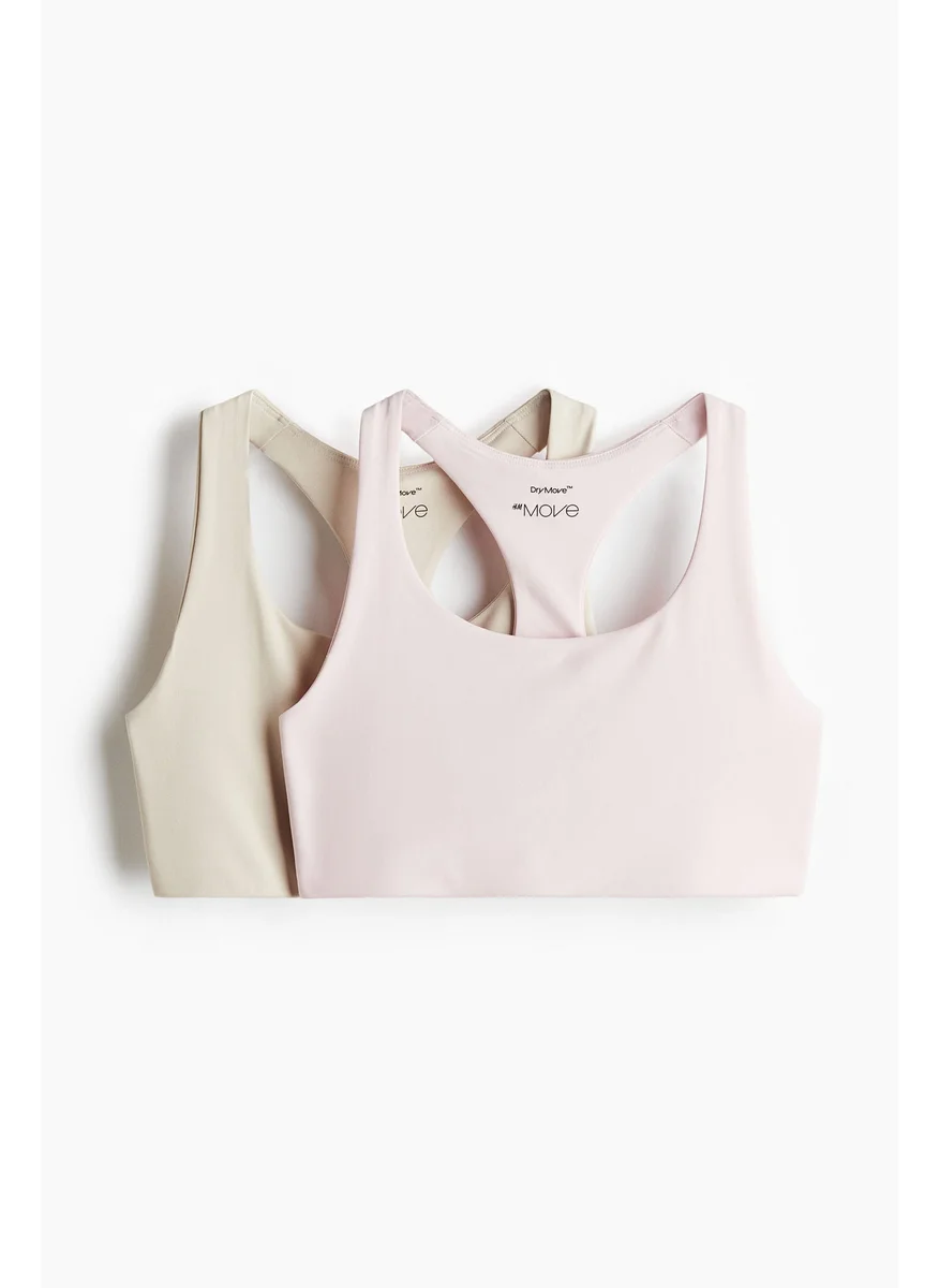 H&M 2-Pack Medium Support Sports Bras