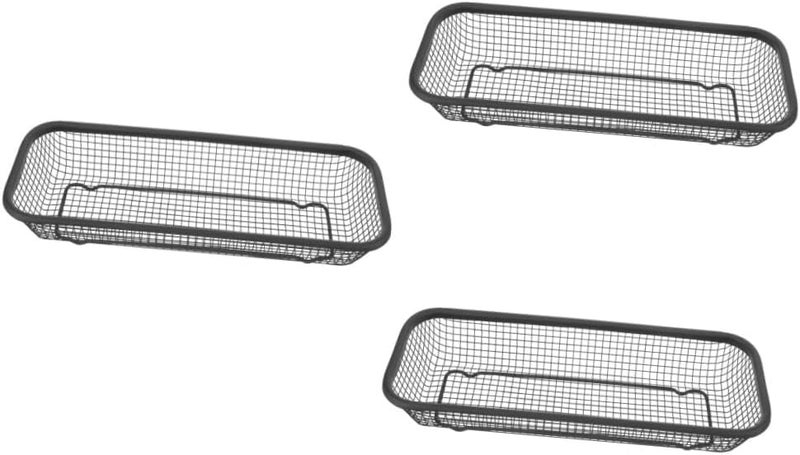 Amosfun 3pcs Dishwasher Safe Cutlery Basket Compact Utensil Holder for Forks Knives and Chopsticks for Kitchen Outdoor Dining and Picnics Deep Storage Capacity Finish - Image 3