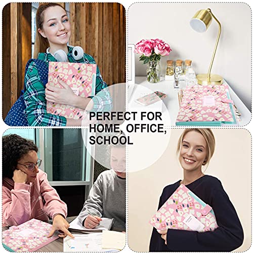 Corslet Certificate Expanding File Folders for Documents Large Size A4 Paper Holder Organizer School Office Home Multicolor with 5 Pockets (2-Pack) - Image 4